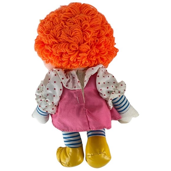 1981 Vintage Dakin Dream Doll Plush Clown Around Doll Orange Yarn Hair 12 IN Toy - Picture 4 of 8
